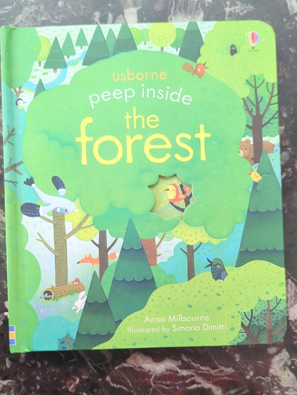 Usborne Peep Inside the Forest - Green Kids Learning Book